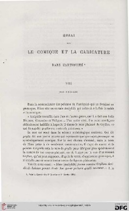 12: Essai sur le comique et la caricature dans l'antiquité, [3]