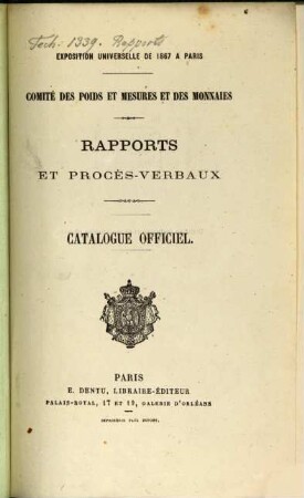 Rapports et procès-verbaux