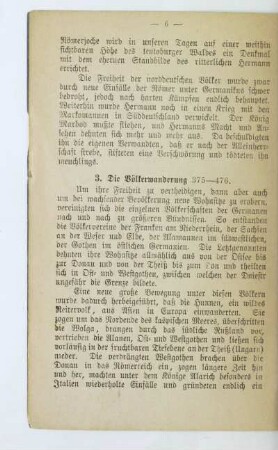 3. Die Völkerwanderung 375 - 476