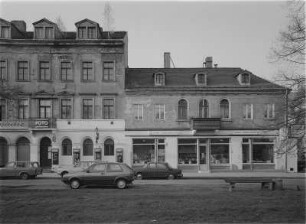 Dresden-Neustadt, Bautzner Straße 8 und 6, Wohn- und Geschäftshäuser mit Fotoatelier und Computerladen, Straßenansicht