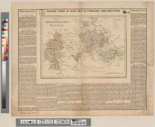 Das Grossherzogthum Weimar