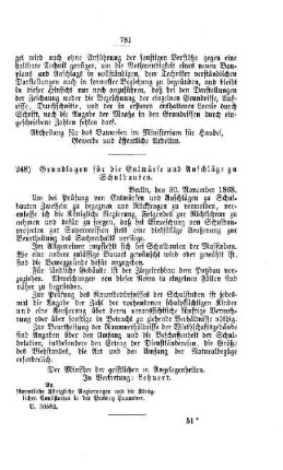Grundlagen für die Entwürfe und Anschläge zu Schulbauten : [III. Elementarschulwesen]