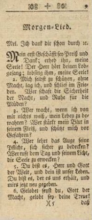 Morgen-Lied