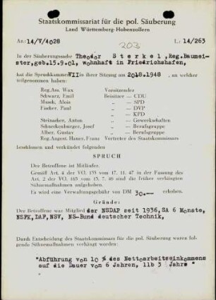 Sterkel, Theodor