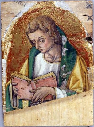 Der Evangelist Johannes? in Halbfigur, Folio 00107