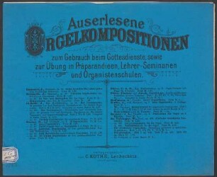 18 Orgelstücke in den gebräuchlichsten Dur- und Molltonarten : Op. 39