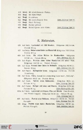 Malereien (Nr. 426-454)