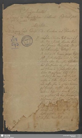 S. Joachimsthal Sum[m]arischer Consultations Prothocolls - XVII 595 2. : Extract pro 4te Quartali 1767