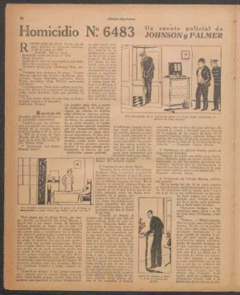 Homicidio N° 6483 : Un cuento policial de Johnson y Palmer