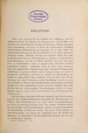 Die Kriegswaffen in ihren geschichtlichen Entwickelungen von den ältesten Zeiten bis auf die Gegenwart : eine Enzyklopädie der Waffenkunde