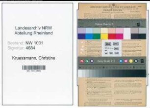 Entnazifizierung Christine Kruessmann, geb. 27.08.1898 (Schneiderin)