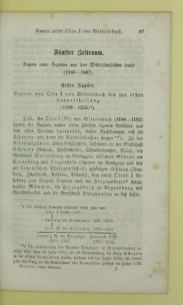 Fünfter Zeitraum. Bayern unter Regenten aus dem Wittelsbachischen Hause (1180 - 1867)