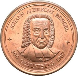 Medaille von Victor Huster auf 175-jährige Jubiläum der Deutschen Bibelgesellschaft