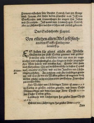 Das Sechtzehende Capittel.