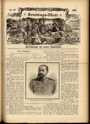Ausgabe vom Sonntag, den 02. September 1900.