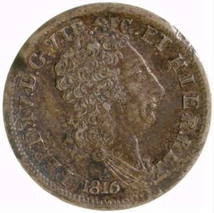 Münze, Carlino, 1816