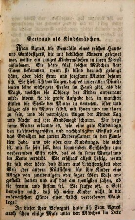 Gertraud die fromme Dienstmagd, 48 Jahre lang in einem Dienste, ein Musterbild wahrer Tugend und Frömmigkeit : eine höchst lehrreiche Geschichte für Herrschaften und Dienstboten