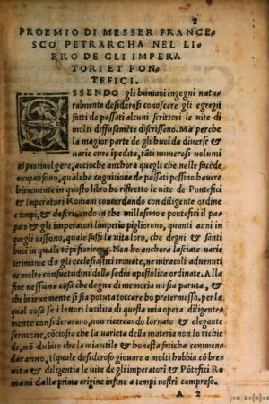 Chronica delle vite de Pontefici ...