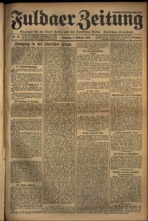 Ausgabe vom Dienstag, den 05. Februar 1929.