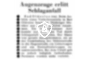 Augenzeuge erlitt Schlaganfall