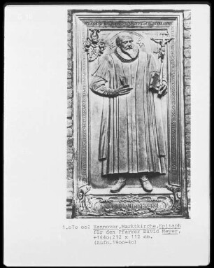 Epitaph für den Pfarrer David Meyer, gestorben 1640