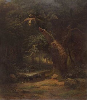Hünengrab im Walde
