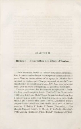 Chapitre II. Histoire - Description des mines d'Ongkor