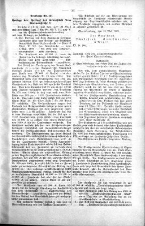 In nicht öffendlicher Sitzung (147), 19. Mai 1909