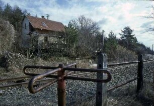 Schafhausen Einschnitt Hacksberg Drehkreuz Bahnübergang Bahnwärterhaus Posten 30