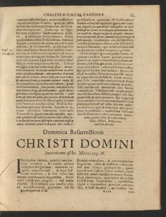 Dominica Resurrectionis Christi Domini