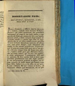 Della città di Stabia, della chiesa stabiana e de' suoi vescovi, 1