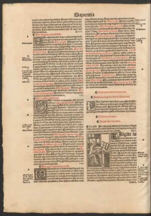 Incipit prologus in librum Sapientie.