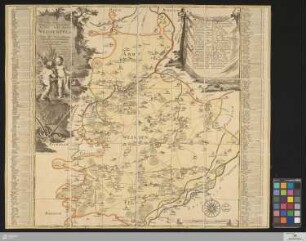 Accurate Geographische Delineation des Hochf. Sachß. Amtes Weissenfels : nebst allen darzu gehörigen Städten Flecken, Dorffschaften wie auch etlichen angraentzenden Orten : mit Konigl. und Churfurstl. Privilegio