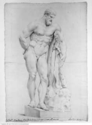 Concorso Accademico 1728, Terza Classe: Herkules Farnese, terzo premio