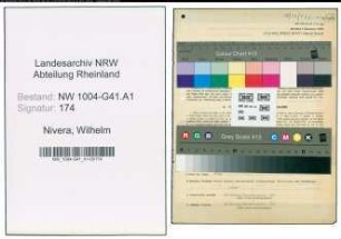Entnazifizierung Wilhelm Nivera , geb. 19.11.1907 (Krim.Sekretaer)