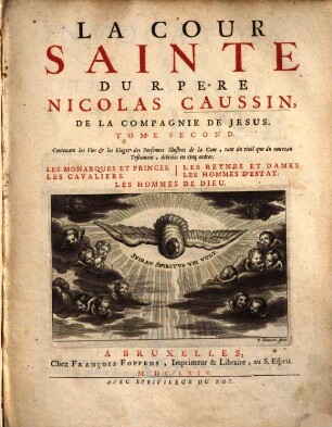 La cour sainte du R. Père Nicolas Caussin de la Compagnie de Jesus, 2