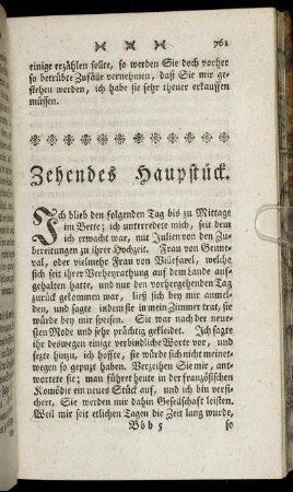 Zehendes Hauptstück.