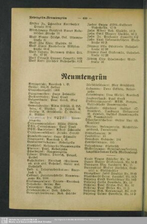 Reumtengrün