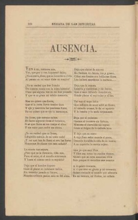 Ausencia.