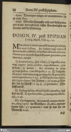 Domin. IV. post Epiphan. Evang. Matth. VIII. 23-27
