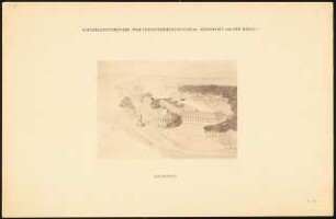 Jugenderholungsheim Schinkelwettbewerb 1943: Perspektivische Ansicht (Vogelschau)