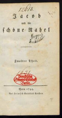 T. 2: Jakob und die schöne Rahel