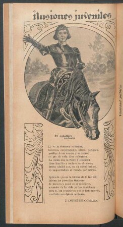 El caballero andante : Ilusiones juveniles