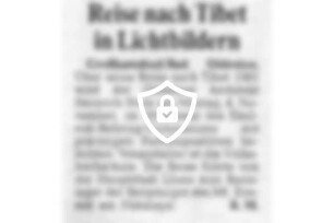 Reise nach Tibet in Lichtbildern
