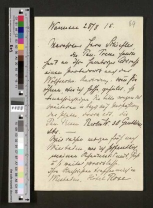 Brief an Gustav Schiefler