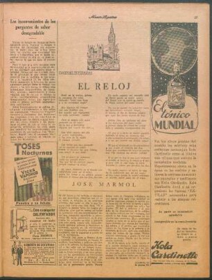 El reloj : Páginas olvidadas