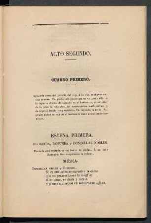 Cuadro primero. - La conjuración.