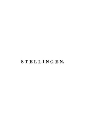 Stellingen.
