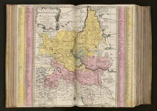 Ducatus Magdeburgensis Et Halensis cum finitimis Delineatio geographica