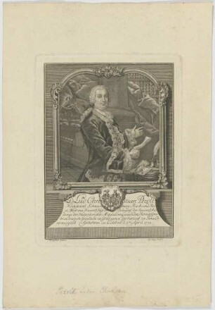 Bildnis des Lud. Christian Pezolt